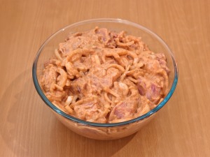 Шашлык из свинины, маринованный в розовом соусе